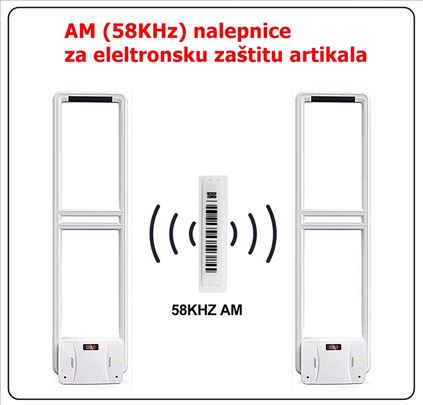 Zujalice - AM nalepnice (58KHz) 