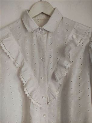 Romanticna Vintage bluza vel. M/L sa 3/4 rukavima