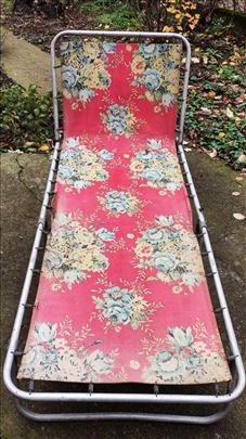 Retro poljski krevet -lezaljka 190x68x30 cm 