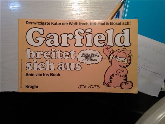 Garfild, maćak, na nemačkom