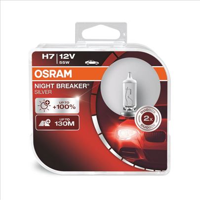 OSRAM Night Breaker Silver 55W H7 64210NBS-HCB