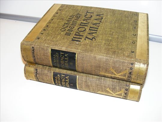 Propast zapada Osvald Špengler 1-2 komplet, 1936