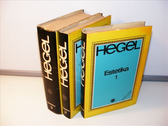 Georg Vilhelm Fridrih Hegel Estetika 1-3 komplet