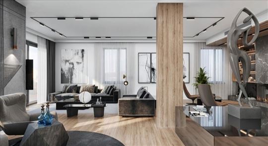 Pregrevica, penthouse sa bazenom, pogled na Dunav