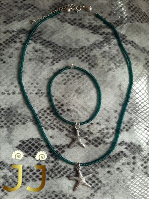 Ogrlica i narukvica morska zvezda set