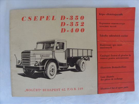 Knjiga:Katalog rezervnih delova kamion Csepel