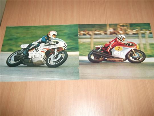 2 postera Moto GP iz '80ih - plastificirani 30x24c