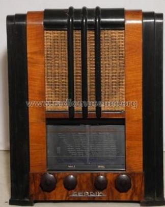 ZERDIK Selectric radio aparat 1936/37