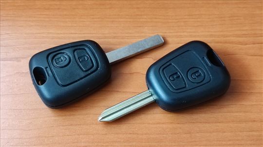 Kompletan kljuc Peugeot i Citroen sa 2 dugmeta