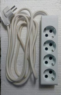Produžni kablovi sa 4 utičnice raznih dužina