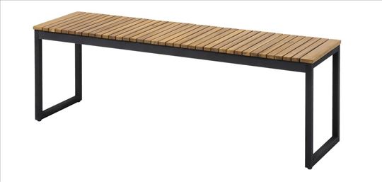 Klupa drvo-metal nova dužine 130 cm akcija