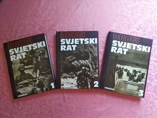 Drugi svjetski rat 1-3, komplet knjiga