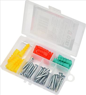 Set šrafova i tipli 52 kom 