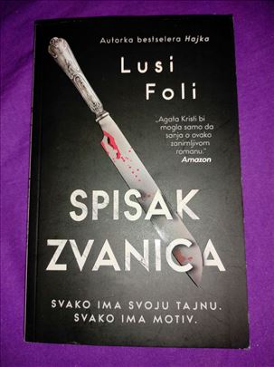 Spisak zvanica - Lusi Foli