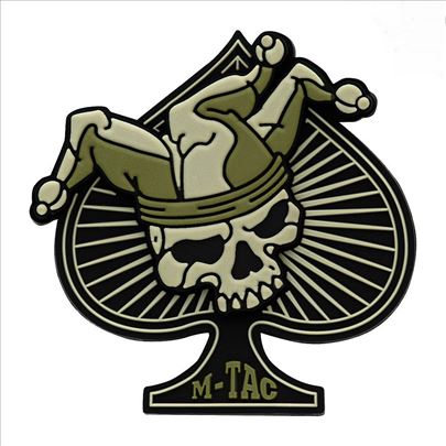 Amblem patch Army "Joker Pik" 3D Green