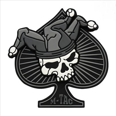Amblem patch Army "Joker Pik" 3D Grey