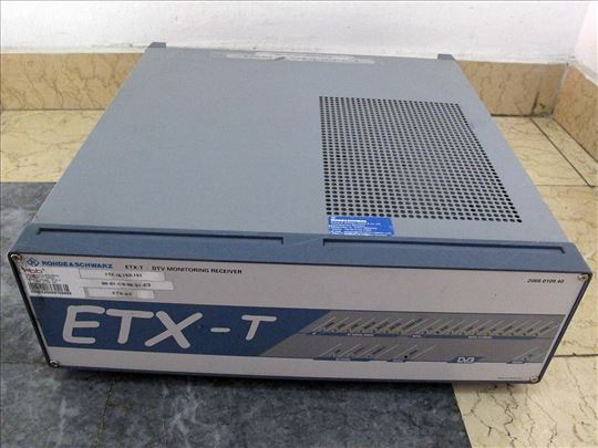 Rohde & Schwarz ETX-T DTV monitoring receiver