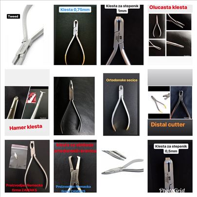Ortodonska klešta za žicu,bravice,prstenove,weinga