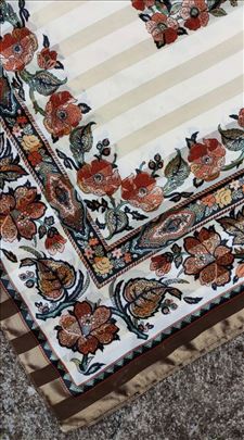 Velika svilena rusticna marama 115 x 115 cm