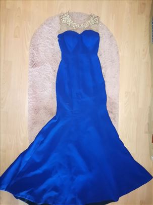 Kraljevsko plava haljina 