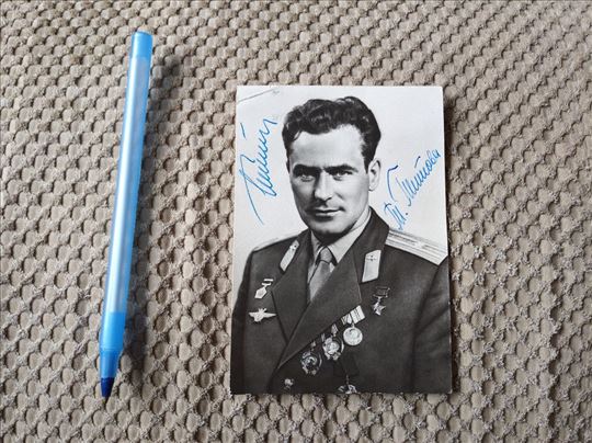 Foto sa autogramom kosmonauta SSSR - German Titov