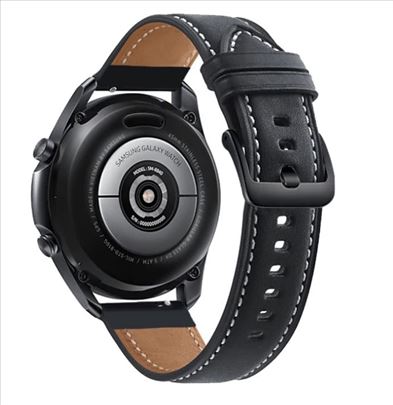 Crni kozni kais crna kopca 22mm Samsung watch 46mm