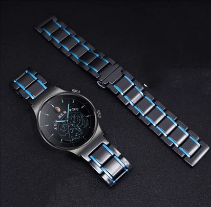 Keramicka crno plava 22mm Samsung,Huawei watch