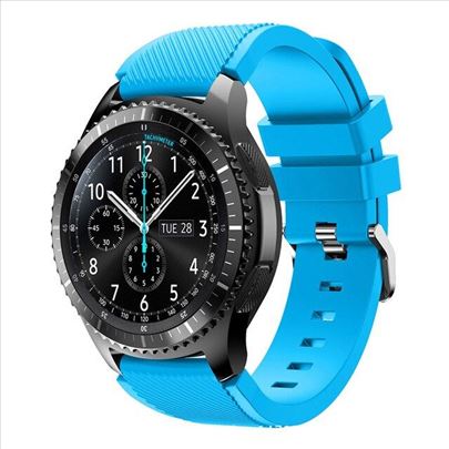 Sky blue silikonska narukvica 22mm Samsung watch  
