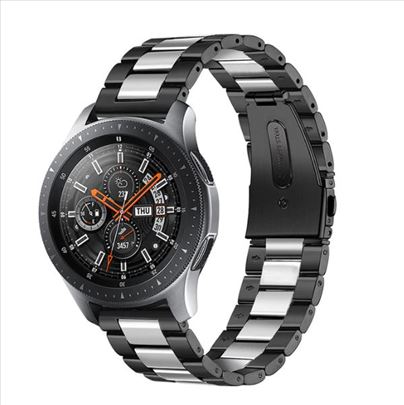 Metalna crno-siva 20/22 narukvica samsung galaxy 