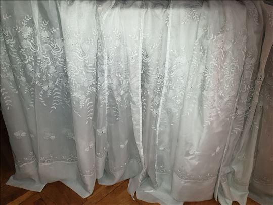 Ikea - sašivene zavese sa čipkom - made in Italy