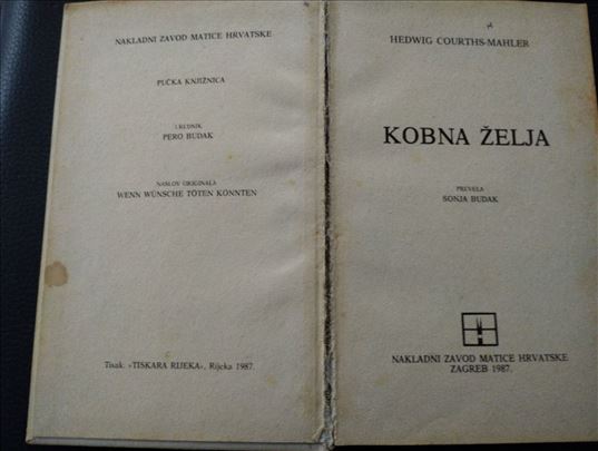 Hedwig Courths-Mahler Kobna želja