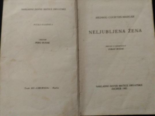 Hedwig Courths-Mahler Neljubljena žena