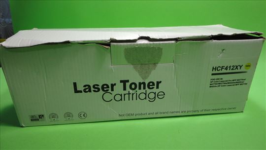 Laser Toner HP Cartridge HCF412XY ! Zuta