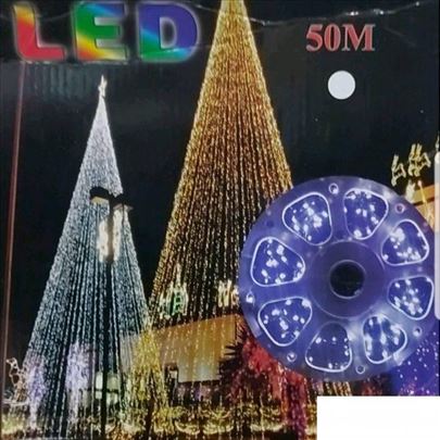 Led lampioni duzine 50 metara novo 3 boje akcija