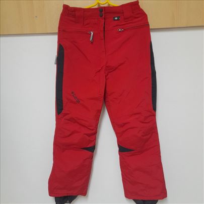 Crvene ženske ski pantalone XL Columbia