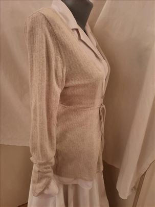 Esprit krem ženski dzemper na rupice m