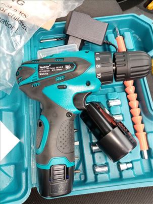 Makita akumulatorska busilica nova  2 baterije 12v