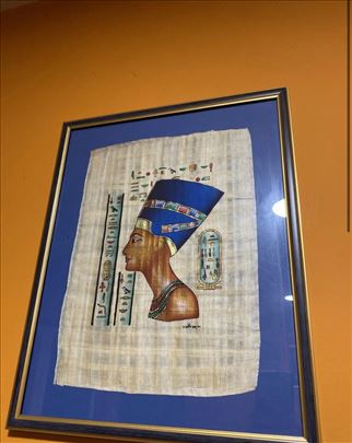 Kleopatra na papirusu