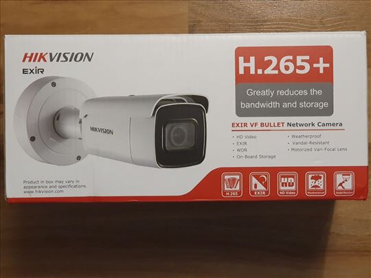 Hikvision 4 MP IR VF bullet network kamera novo