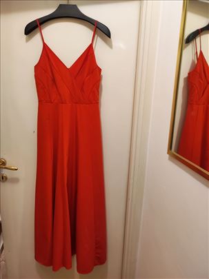 VILA Clothes crvena haljina, midi, vel. S