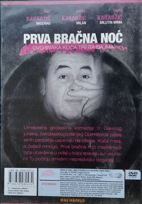 Dvd Prva bračna noć monodrama