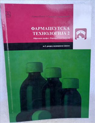 Farmaceutska tehnologija 2 za 3 razred medicinske 