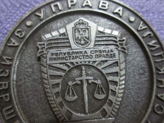 Medaljon, Uprava za izvršenje krivičnih sankcija