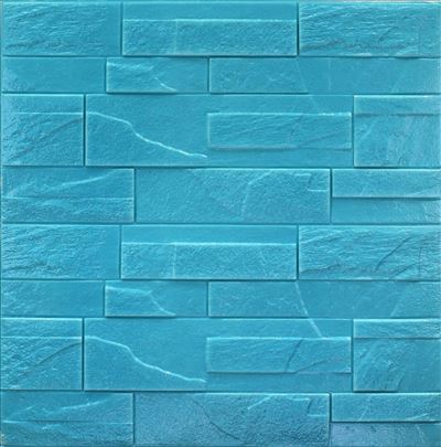 3D Paneli - Dekorativni kamen plava