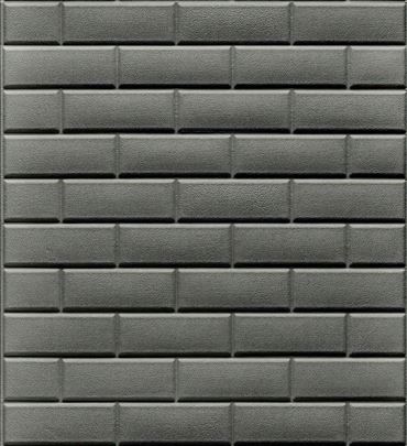 3D Paneli - Fasadna cigla siva