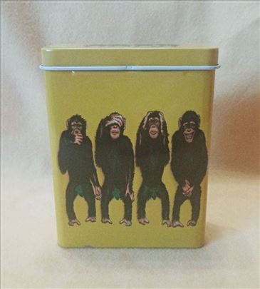 Kutija metalna četiri mudra majmuna