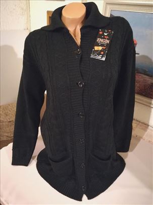 Novi ženski džemper sa rol kragnom Engin crni 2XL