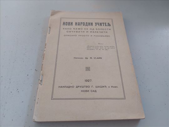 Novi narodni učitelj Kako ćemo od bolesti sačuvati