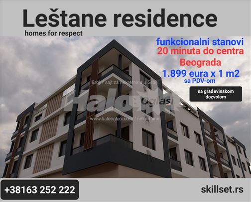 Leštane residence u strogom centru pored crkve 