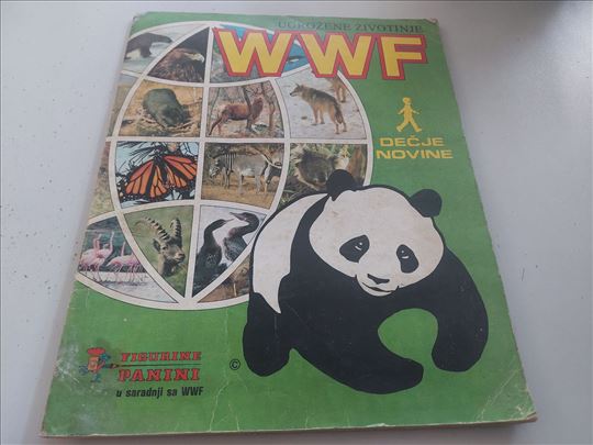 Ugrožene životinje WWF Dečje Novine Figurine Panin